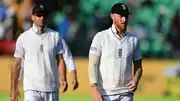 England captain Ben Stokes leaves the field at stumps on Day 2 of the 5th Test Match on March 8. (Getty)