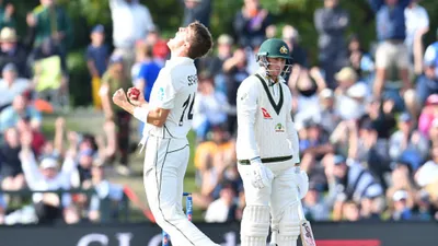 NZ vs AUS, Day3 Stumps : रोमांचक मोड़ पर दूसरा टेस्ट, ऑस्ट्रेलिया को जीत के लिए चाहिए 202 रन तो न्यूजीलैंड को उखाड़ने होंगे 6 विकेट  - australia need 202 runs and newzealand need 6 wickets for win 2nd test nz vs aus