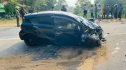 Ex-Sri Lanka cricketer Lahiru Thirimanne meets with gruesome road accident on Thursday, March 14 in the Thrippane area of Anuradapura, Sri Lanka. (X)