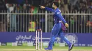 Afghanistan T20I captain in action against Ireland (Getty Images)