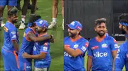 Hardik Pandya hugs Rohit Sharma at the Mumbai Indians camp (Screengrab: MI, X)