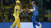 MS Dhoni and Rohit Sharma during IPL 2023 (Getty Images)