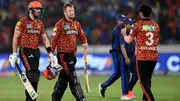 Heinrich Klaasen and Aiden Markram after SRH broke the record for highest IPL total (Getty Images)