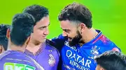 Virat Kohli, Gautam Gambhir put rift rumours to rest with a heartfelt hug during RCB vs KKR clash. (Screengrab-X)