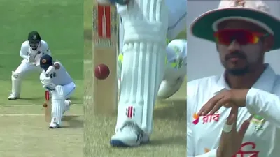 Watch: Bangladesh skipper Najmul Shanto’s bizarre DRS call against Kusal Mendis during 2nd Test vs Sri Lanka turns heads