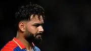 Delhi Capitals skipper Rishabh Pant after losing his wicket (Getty Images)