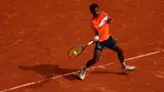 Sumit Nagal of India in action against Matteo Arnaldi of Italy in the first round of the Monte-Carlo Masters. (Getty)