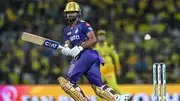 KKR skipper Shreyas Iyer in this frame. (Getty)