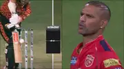 Shikhar Dhawan reacts after ultraedge shows Travis Head was out (Screengrab: X)