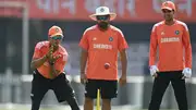 Yashasvi Jaiswal (L), Rohit Sharma (C) and Shubman Gill (R). (PC: Getty).