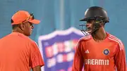 Rahul Dravid (L) and Shubman Gill (R). (PC: Getty). 