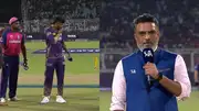 Sanjay Manjrekar interrupts Shreyas Iyer during toss (credit: Twitter screen grab)