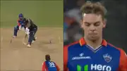 Tristan Stubbs bowls to Shahrukh Khan (Screengrab: X)