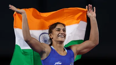 Asian Wrestling Olympic Qualifiers Vinesh phogat qualify for 2024 paris olympic