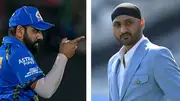 Rohit Sharma (L) and Harbhajan Singh (R). (PC: Getty).