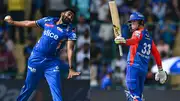 Jasprit Bumrah and Jake Fraser-McGurk in frame (Getty)