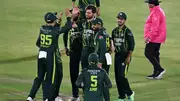 Pakistan players during PAK vs NZ T20I series (Getty)