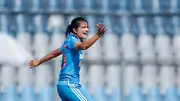 Renuka Thakur appeals for a wicket (File Photo: Getty Images)