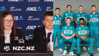 Not selectors but 2 kids announce New Zealands T20 World Cup squad jersey also launched by south africa and black caps