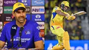 Stephen Fleming in the press conference; Shivam Dube in action (CSK, X; Getty Images)