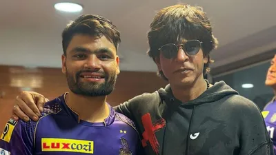 Rinku singh travels with shahrukh khan after india t20 world cup squad rejection