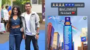 Yuzvendra Chahal and Dhanashree Verma in frame (Getty and Instagram story screenshot)