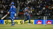 Mayank Yadav celebrates after dismissing Mohammad Nabi (Getty Images)