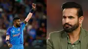 India's star all-rounder Hardik Pandya (L) and former Indian cricketer Irfan Pathan. (File Photo: Getty)