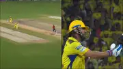 MS Dhoni sends back Daryl Mitchell in last over (Screengrab: X, Jio Cinema)