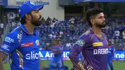 Hardik Pandya and Shreyas Iyer in the middle for coin toss (Screengrab: IPL, X)