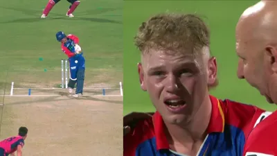 jake fraser mcgurk deep pain after hit on box by trent boult ball DC vs RR IPL 2024