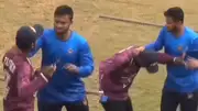 Shakib gets in altercation with fan (Twitter screen grab)