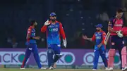 Delhi Capitals' Rishabh Pant celebrates his team's win over Rajasthan Royals during their IPL 2024 clash on May 7. (Getty)