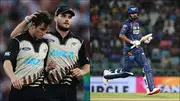 Adam Milne and Mitchell McClenaghan; KL Rahul running between the wickets (Getty Images)