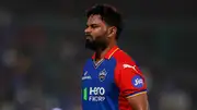 Delhi Capitals captain Rishabh Pant after losing his wicket (Getty Images)