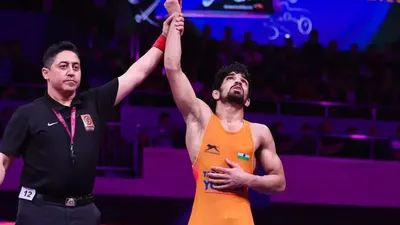 Aman Sehrawat rises as India's saviour, secures first Paris Olympics quota in men's wrestling; Deepak Punia eliminated