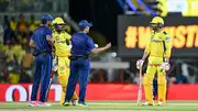 Jadeja and Gaikwad having discussion with umpires (Getty)