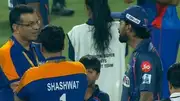 Sanjiv Goenka and KL Rahul were spotted chatting after the DC vs LSG clash. (Screengrab-X)