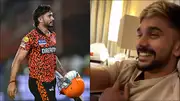 SRH's Nitish Reddy reacts to making history in APL auction (Getty Images; Screengrab: APL, Instagram)