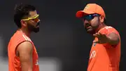 Virat Kohli and Rohit Sharma in frame (Getty)