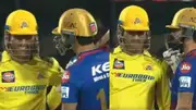 MS Dhoni, Virat Kohli's heartwarming bromance during RCB vs CSK clash becomes internet hit. (Screengrab-X)