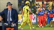 MS Dhoni departs, RCB players take a lap around the ground (Getty Images)