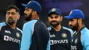 MS Dhoni, KL Rahul, Virat Kohli and Rohit Sharma during a training session (File Photo: Getty Images)