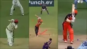 Travis Head getting bowled by Mitchell Starc (Screengrab: X)