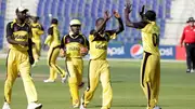 Uganda cricket team in frame (Getty)