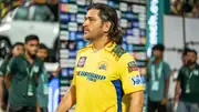 MS Dhoni in IPL 2024 CSK jersey (Credits X)