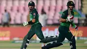 Babar Azam and Agha Salman running between the wickets (File Photo: Getty Images)