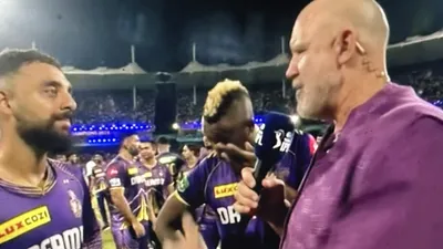 KKR 10 साल बाद बना आईपीएल चैंपियन तो आंद्रे रसेल हो गए भावुक, रोते हुए बोले- इस फ्रेंचाइज ने मुझे बहुत दिया और मैं... - Andre Russell emotional after KKR win ipl trophy after 10 years