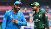 Rohit Sharma and Babar Azam during the coin toss (File Photo: Getty Images)