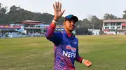 Nepal's star cricketer Sandeep Lamichhane in this frame. (Getty)